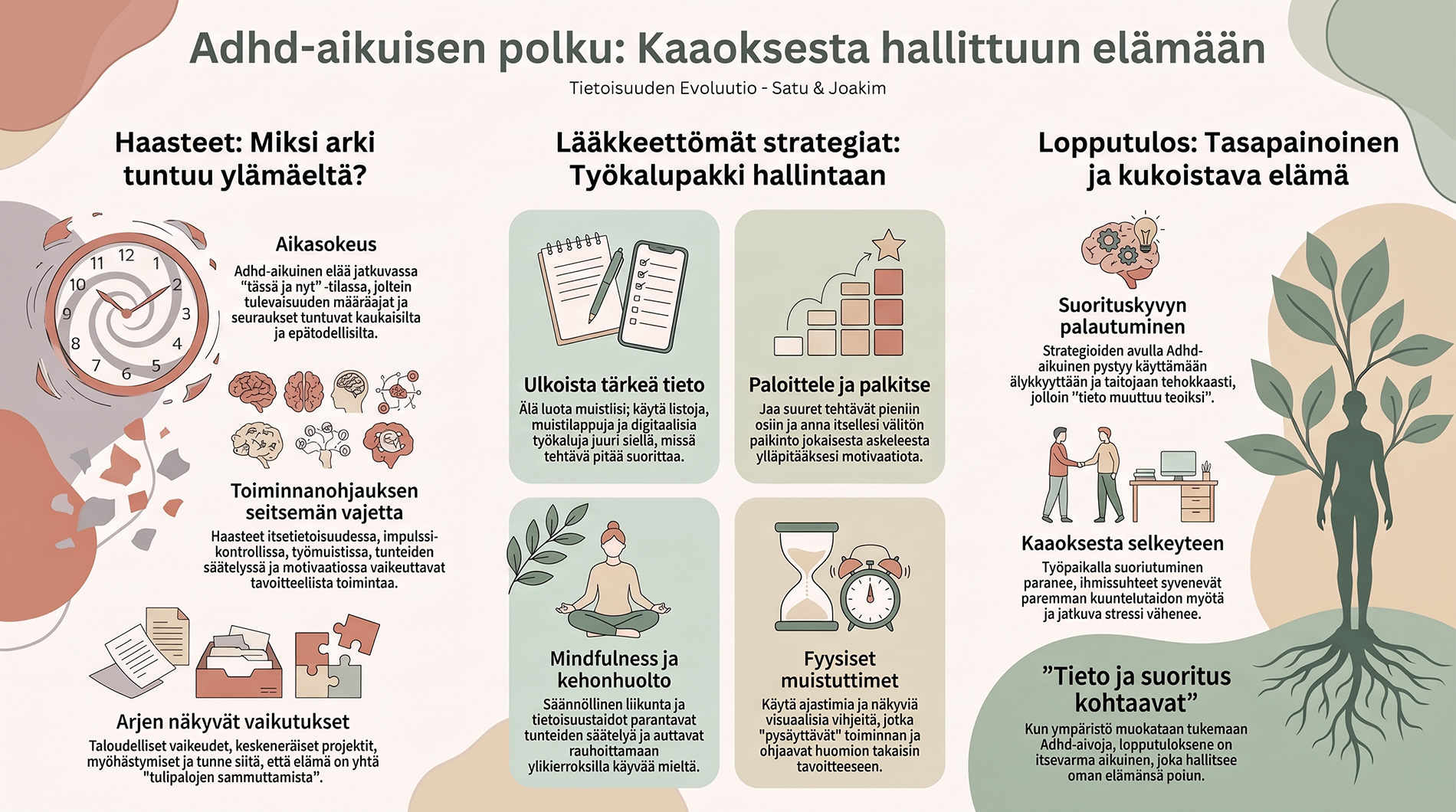 ADHD-aikuisen polku kohti hallintaa